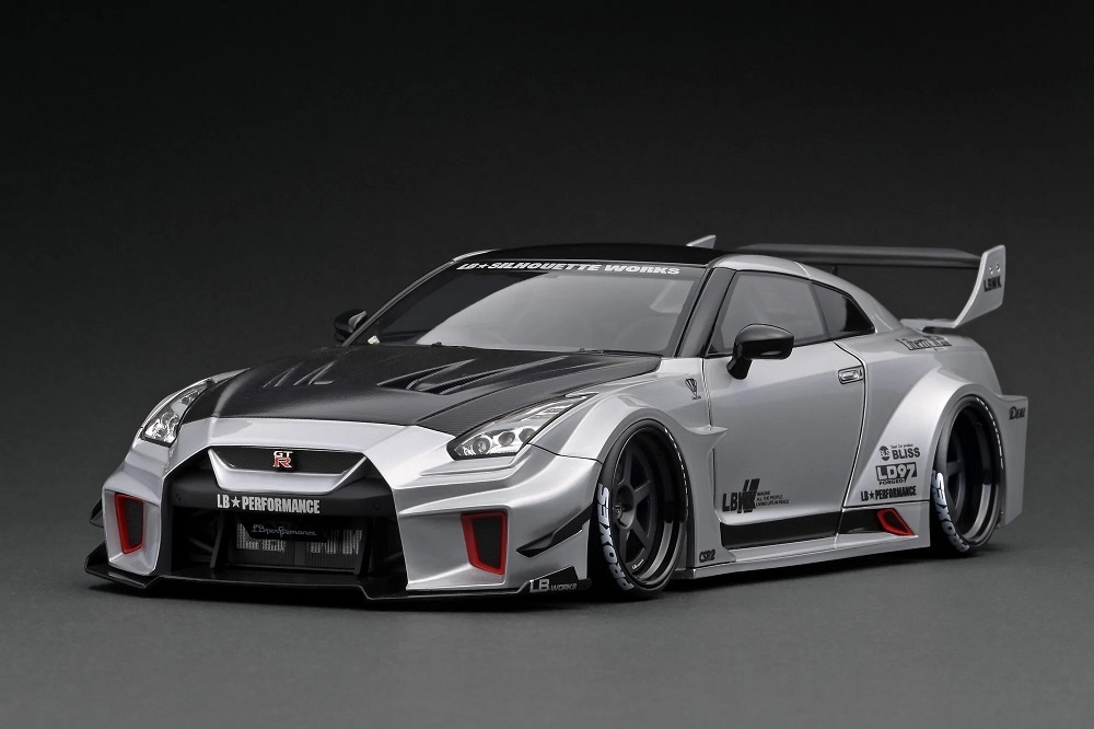 1/18 IG LB-Silhouette Works GT Nissan 35GT-RR Silver (IG2356 )