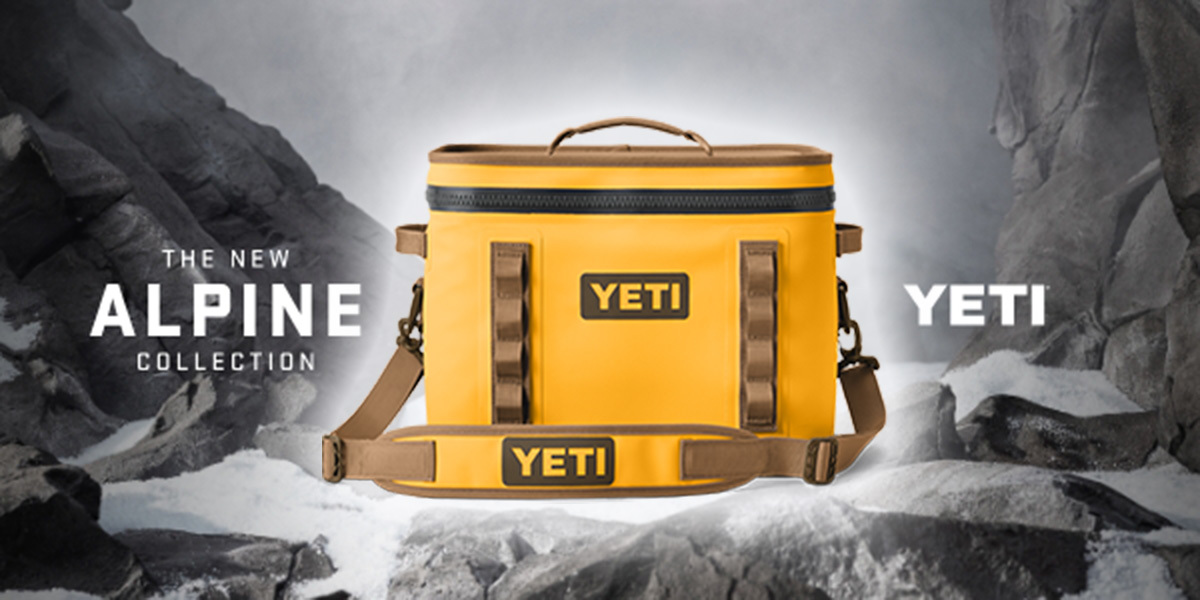 YETI Hopper Flip Portable Soft Cooler, Alpine Yellow フィッシング