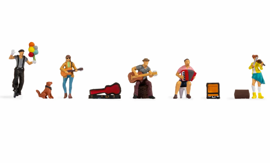 Noch 15597 HO scale, Street Performers