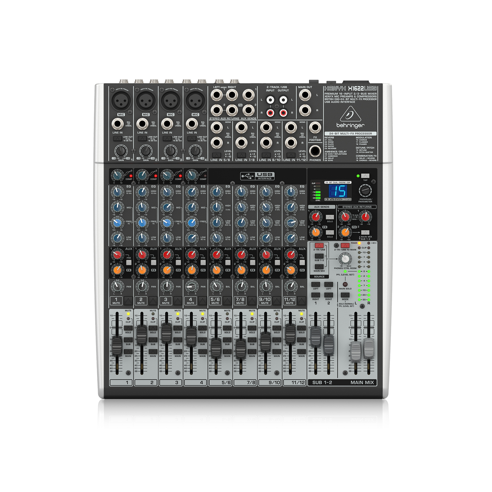 Behringer  XENYX X1622 USB 混音器