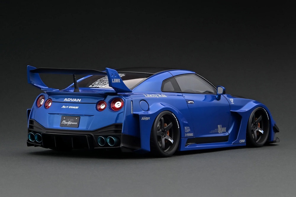 1/18 IG LB-Silhouette Works GT Nissan 35GT-RR Blue Metallic (IG2355)