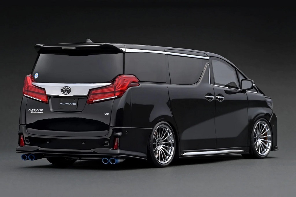 1/18 IG Toyota Alphard (H30W) Executive Lounge S Black (IG2430)
