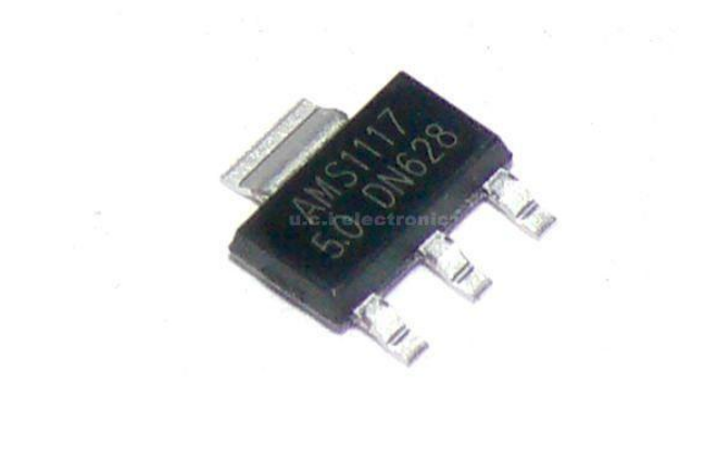 【UCI電子】(4-4) AMS1117-5.0V 電源IC 降壓IC 線性穩壓 SOT-223