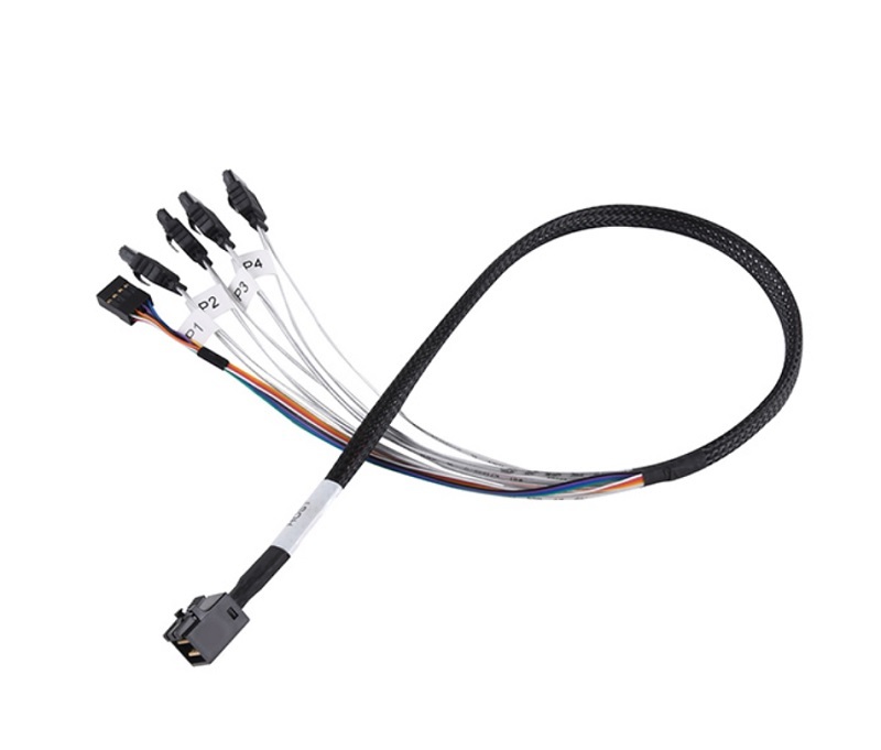 米特3C數位–銀欣 CPS05 Mini-SAS 8643對SATA 7pin x4線材組/SST-CPS05