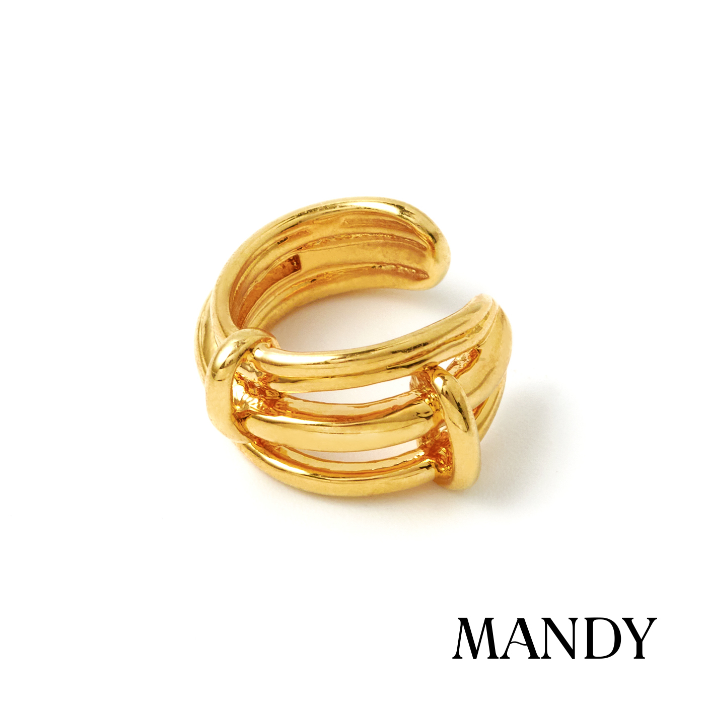 夏曼娣聯名,韓國,鍍24K金,耳扣