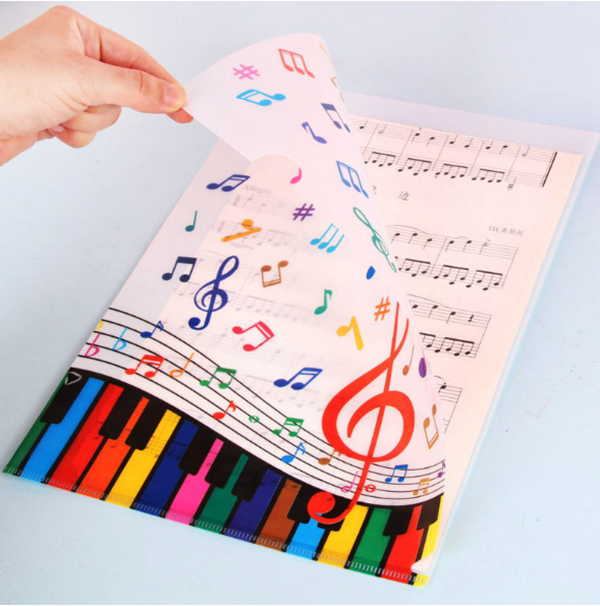 音樂文具鋼琴A4資料夾 A4M1023
