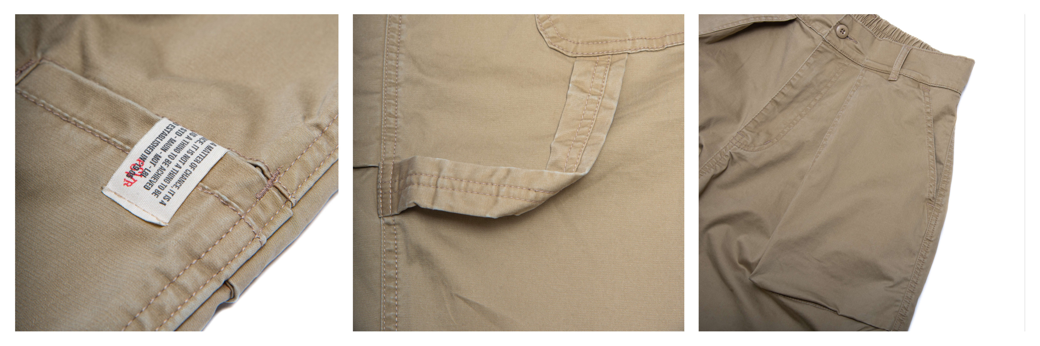 Persevere Big Pocket Baker Pants - Khaki