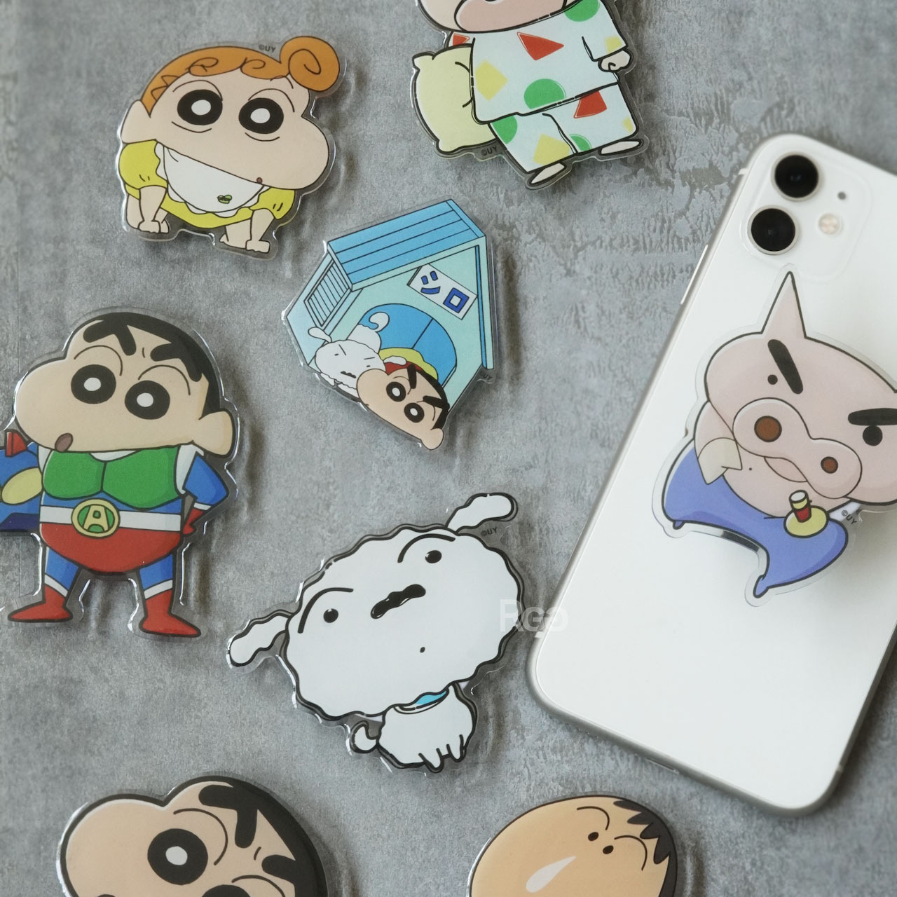 蠟筆小新 手機 氣囊 支架 指環扣