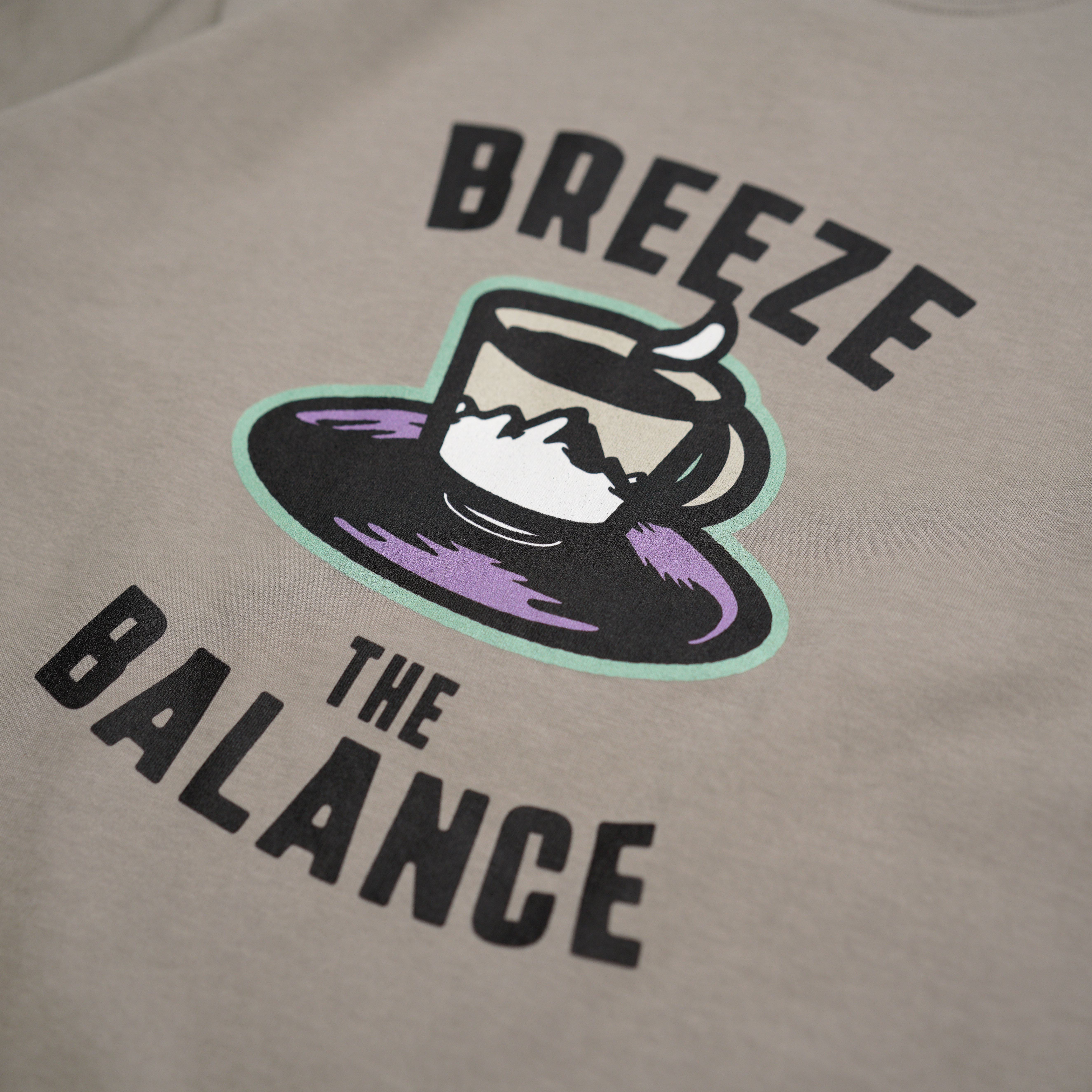 P.B.P - “Breeze” Graphic Tee - Grey