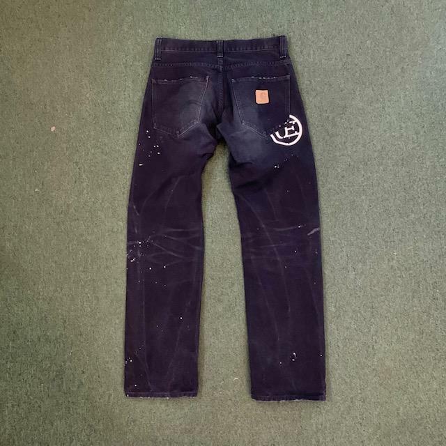 ON SALE 60% OFF: SOPH Uniform Experiment x CARHATT STRAIGHT BONOCO PAINTED DAMAGE PANTS - IN STOCK NOW (現貨發售中)