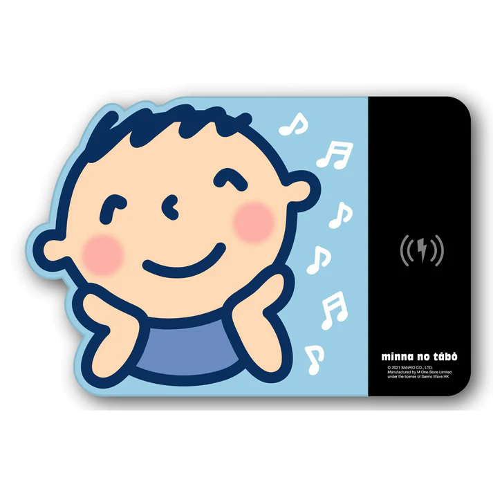 Sanrio 無線充電 Mouse Pad ｜ My Melody / Minna Tabo / Purin｜ 15W快速無線充電 ｜  Qi支援 ｜ 香港正版授權 一年保養