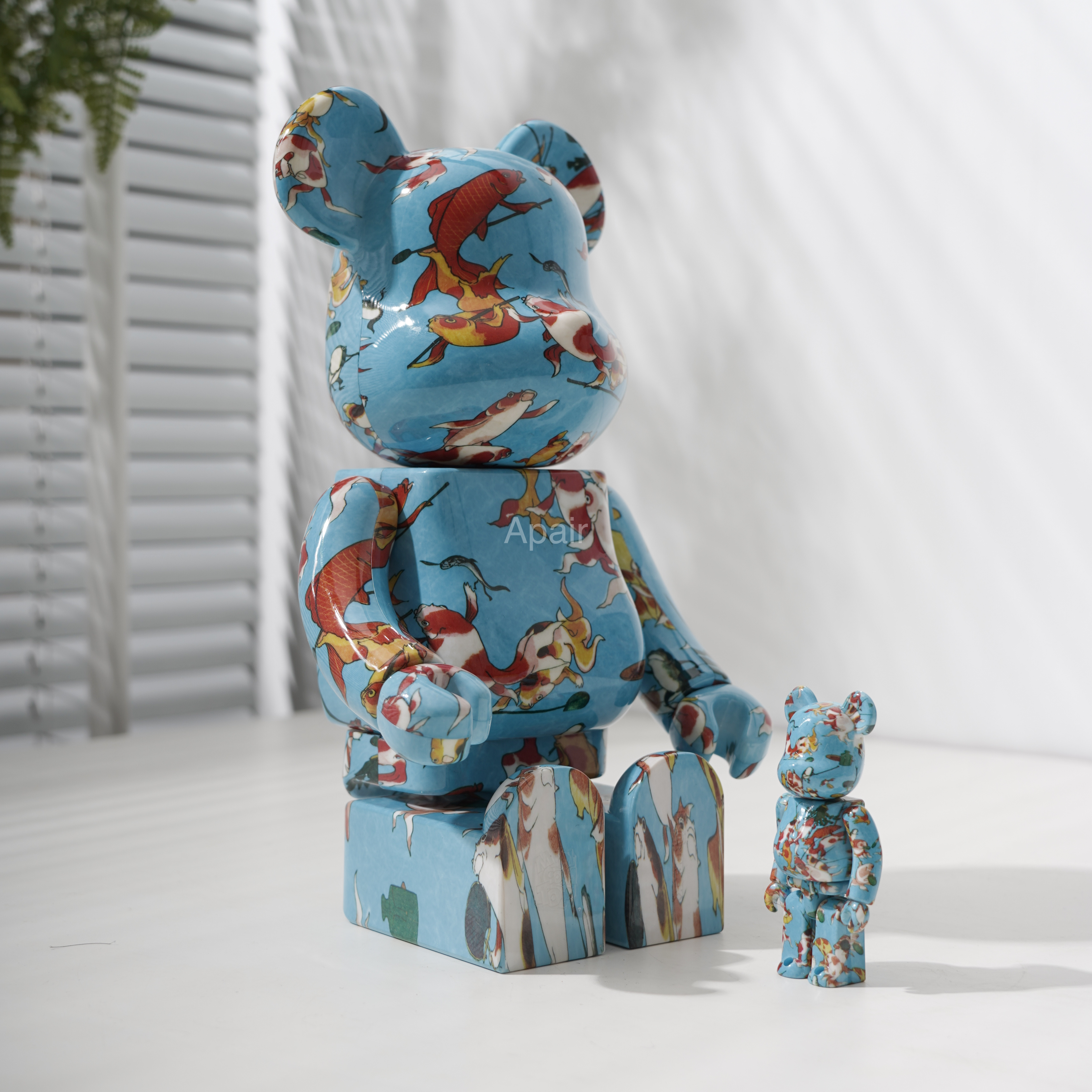 （現貨）BE@RBRICK 歌川國芳 金魚 100%+400%