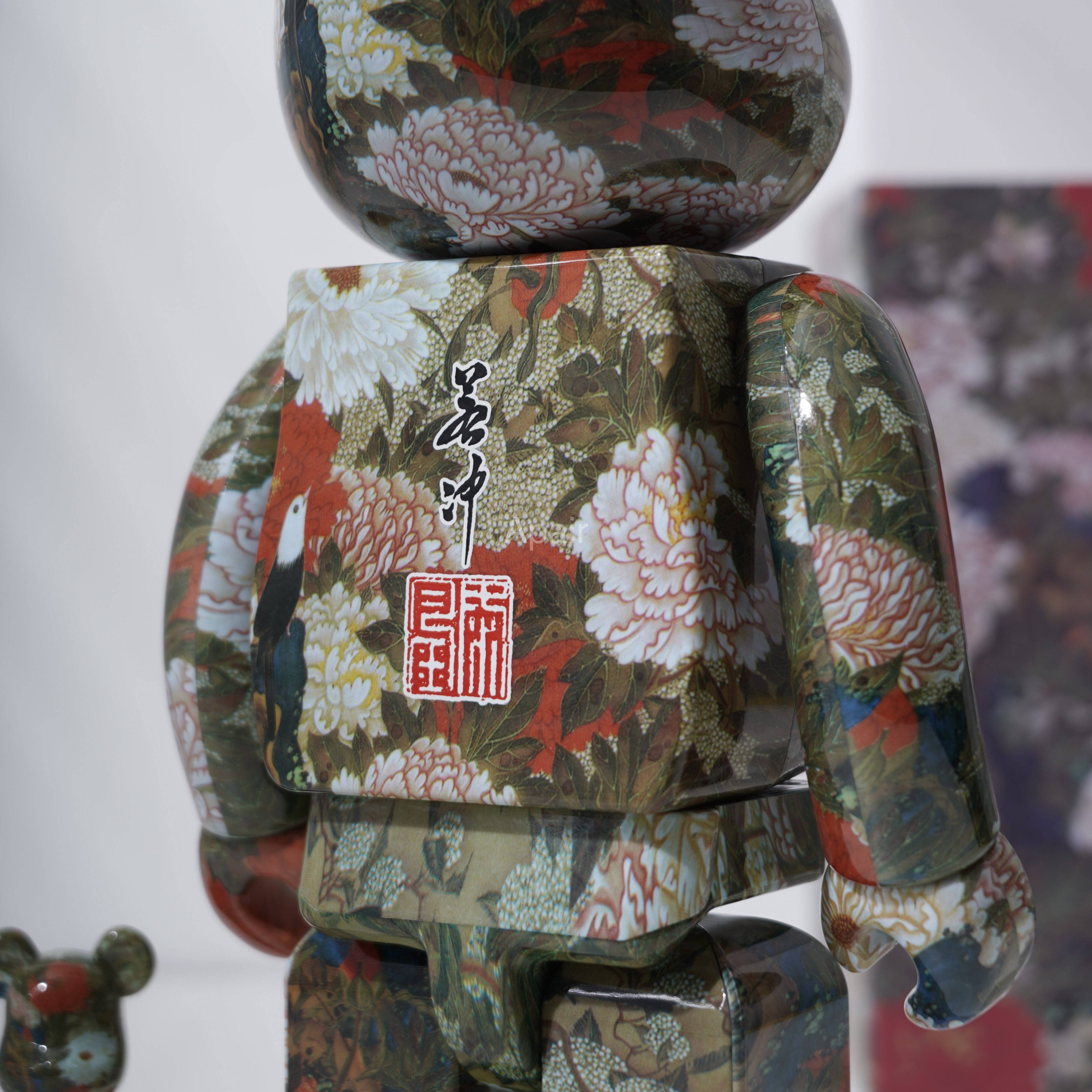 BE@RBRICK 伊藤若冲「牡丹小禽図」 100% & 400% BE@RBRICK SERIES 51