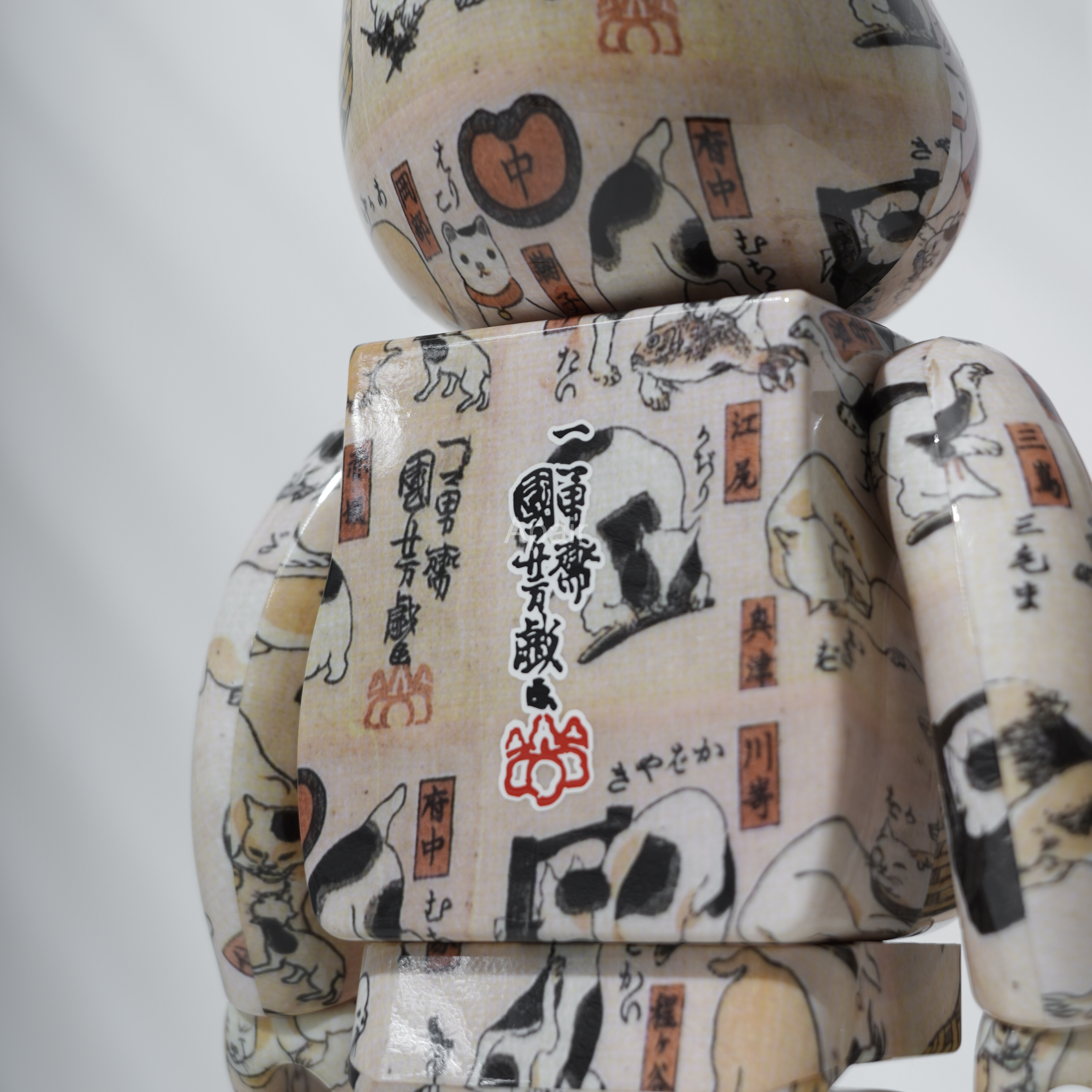 現貨）BE@RBRICK 歌川國芳貓飼好五十三疋100%+400%