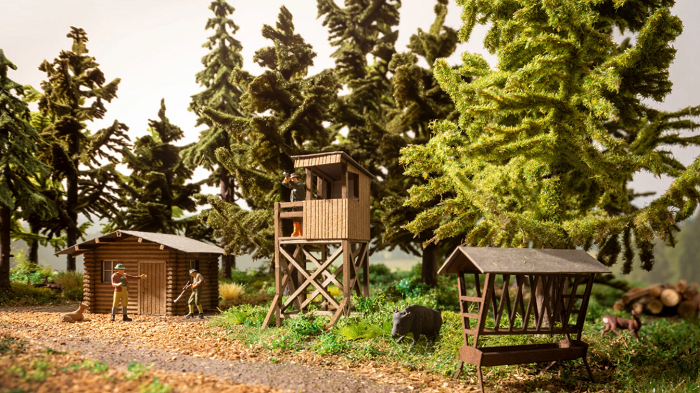 Noch 66806 HO規 Laser-Cut Decoration Set 森林套件