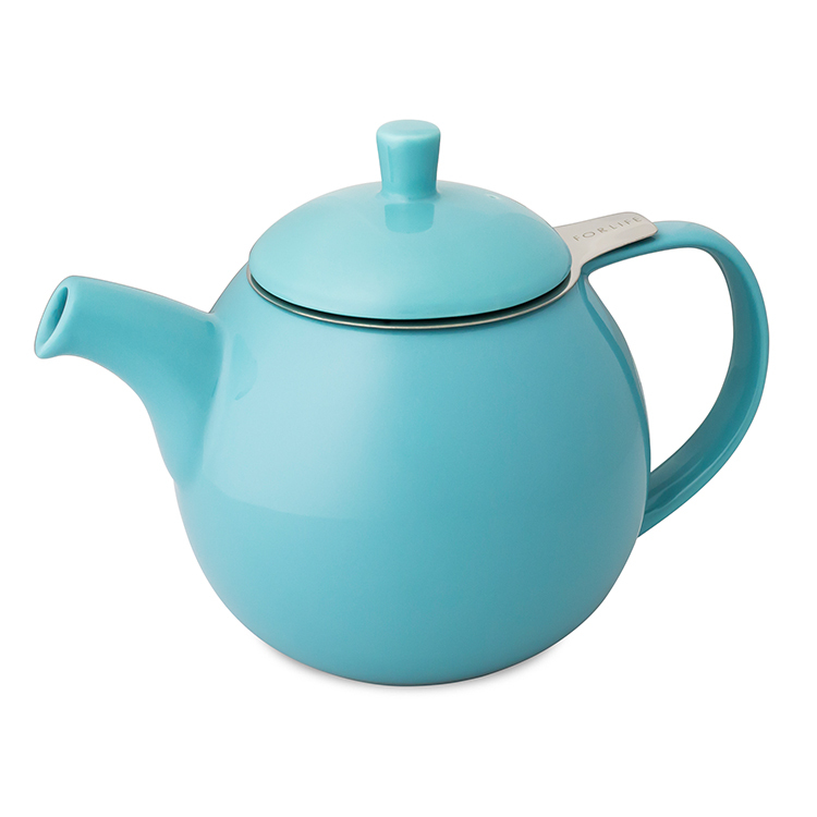 FORLIFE圓潤茶壺-湖水藍