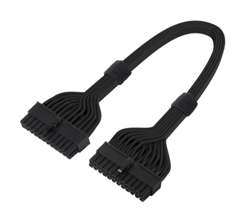 米特3C數位–SilverStone銀欣 PP06BE-MB35 標準全長電源線材/ATX 24pin to 24pin