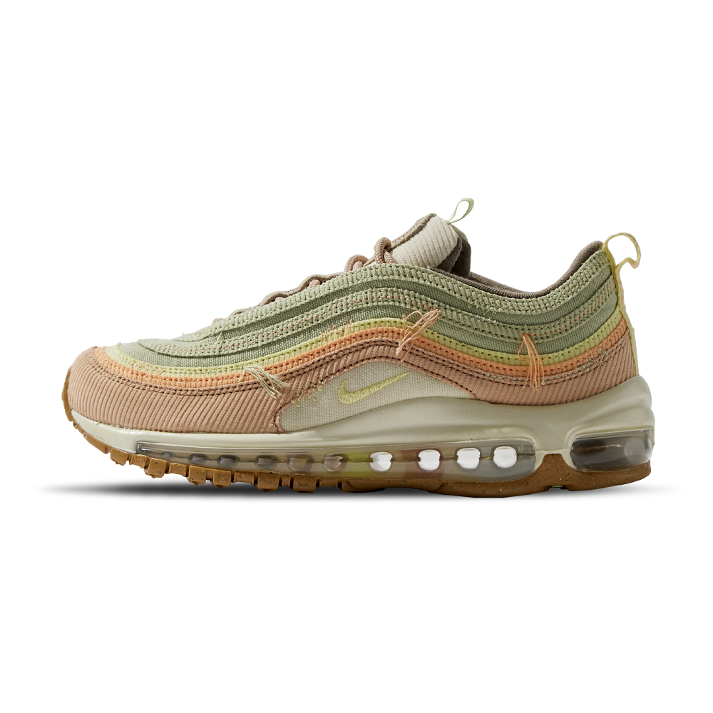 Nike Air Max 97 女綠黃粉復古流線破壞拼接氣墊運動休閒鞋DQ5073