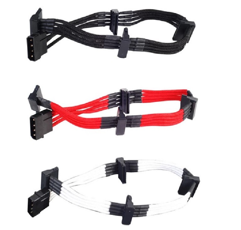 米特3C數位–SilverStone 銀欣 黑/PP07-BTSB/ 白/PP07-BTSW 紅/PP07-BTSR 電源延長線