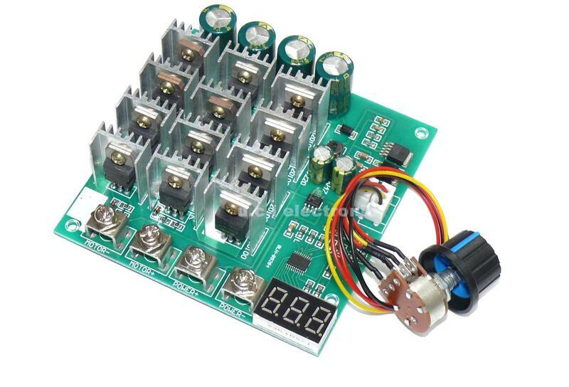 【UCI電子】(二S-5) 直流電機 馬達調速器 12V24V36V 有刷二線驅動器 轉速表 刻度盤