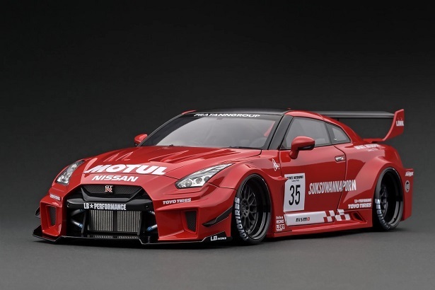 1/18 IG LB-Silhouette Works GT Nissan 35GT-RR Red (IG2444 )
