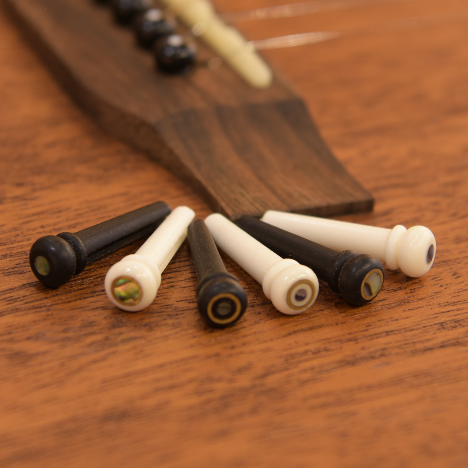 34-H0 吉他弦釘 烏木弦釘 牛骨弦釘