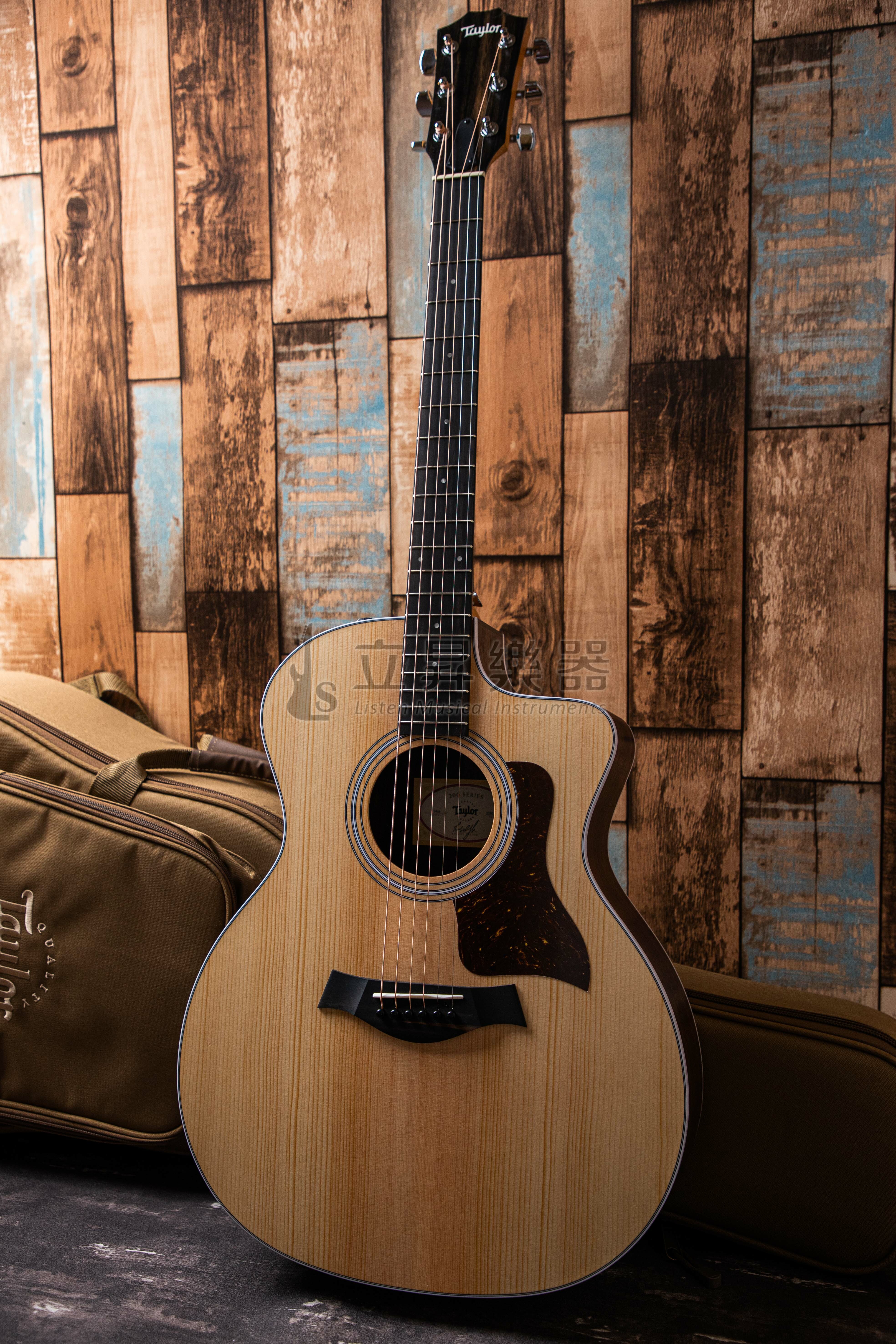 Taylor 214CE 木吉他雲杉面單玫瑰木側背板ES-2 拾音器附原廠琴袋