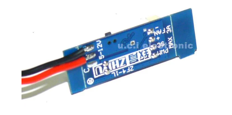 【UCI電子】(10-10) 四線PWM風扇智慧溫控調速器超小型單路5V12V主機殼機櫃電腦溫控降噪