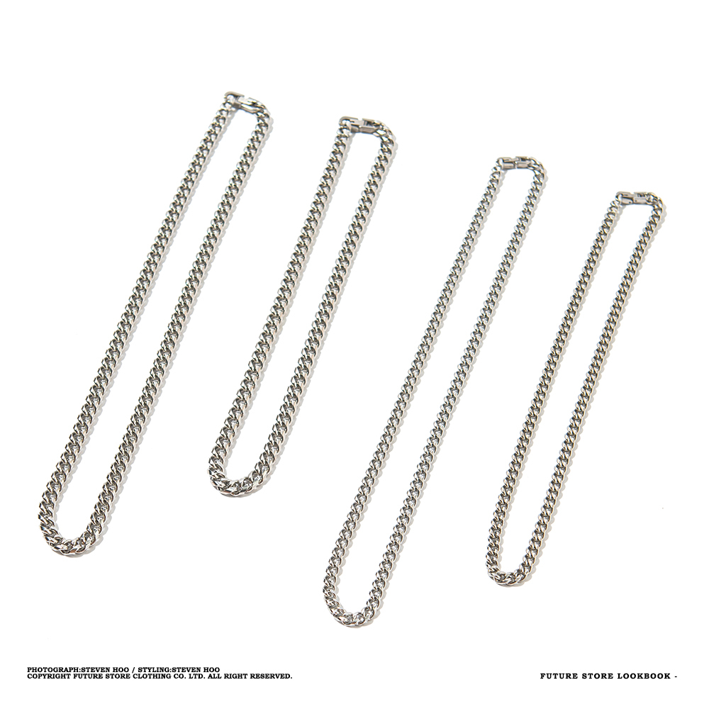 嘻哈街頭 古巴魚骨 不鏽鋼鈦鋼 項鍊