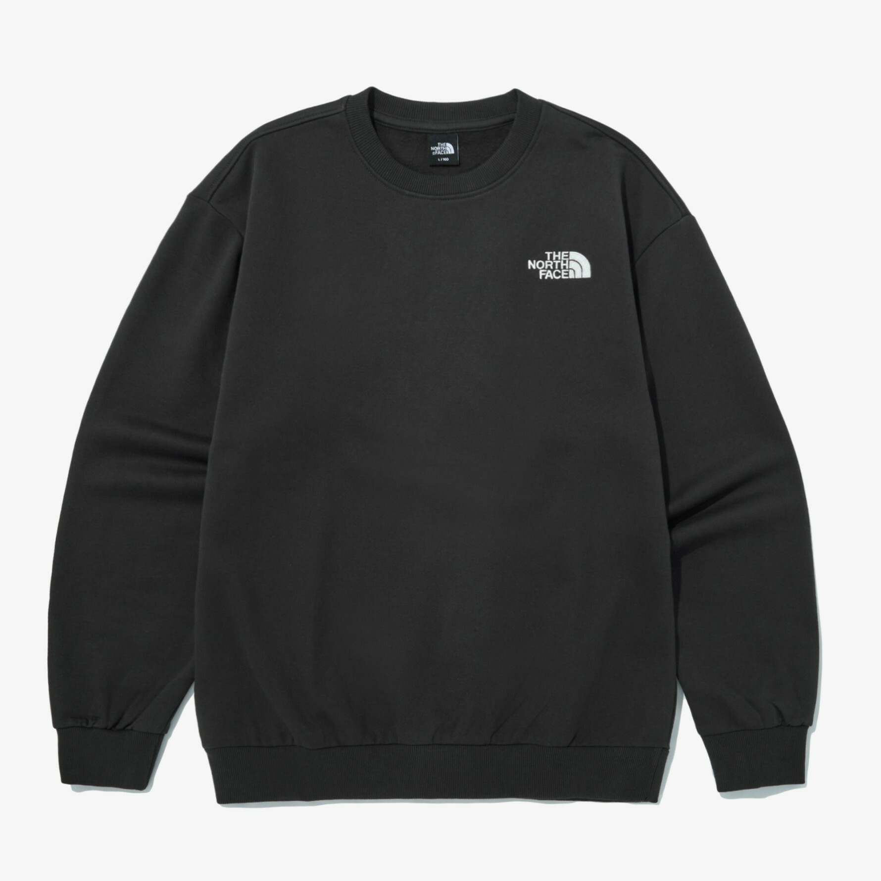 THE NORTH FACE COTTON BASIC EX 長袖 衛衣 大學T 黑灰 NM5MN91A