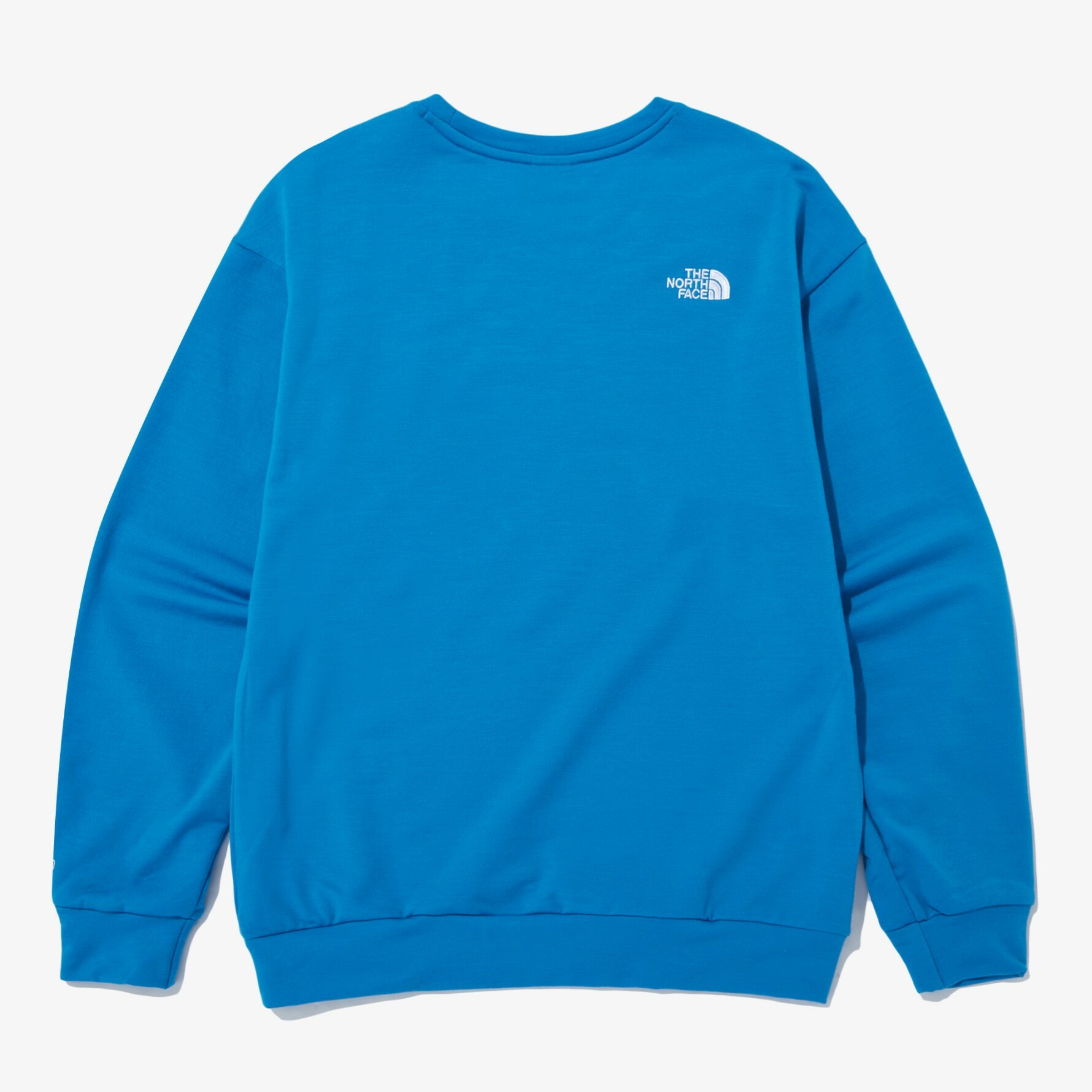 THE NORTH FACE 美麗諾羊毛 EX CREW1 長袖 衛衣 大學T 藍 NI5MN53D