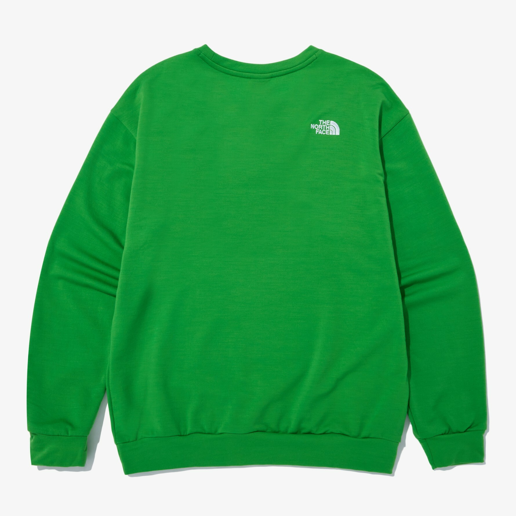 THE NORTH FACE 美麗諾羊毛 EX CREW1 長袖 衛衣 大學T 綠 NI5MN53E