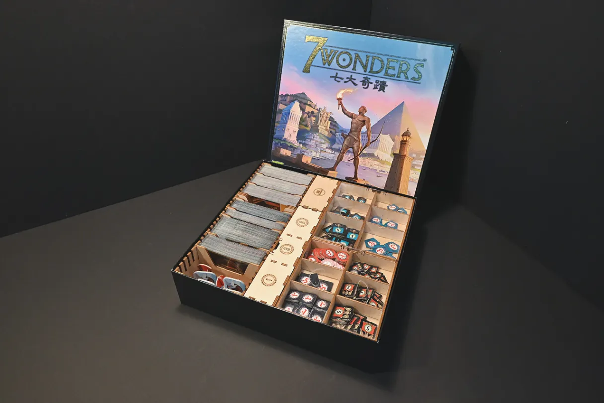 七大奇蹟(新版) 7 Wonders Second Edition 桌遊收納盒【烏鴉盒子】