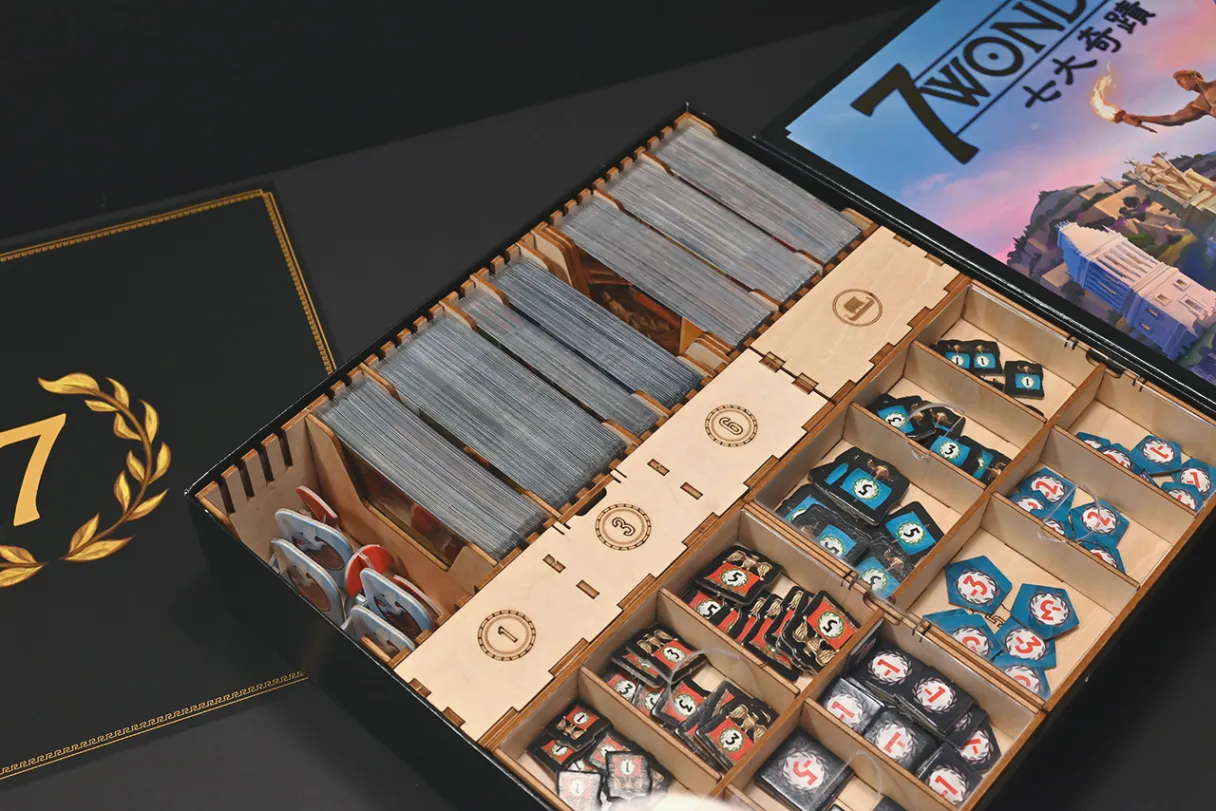 七大奇蹟(新版) 7 Wonders Second Edition 桌遊收納盒【烏鴉盒子】