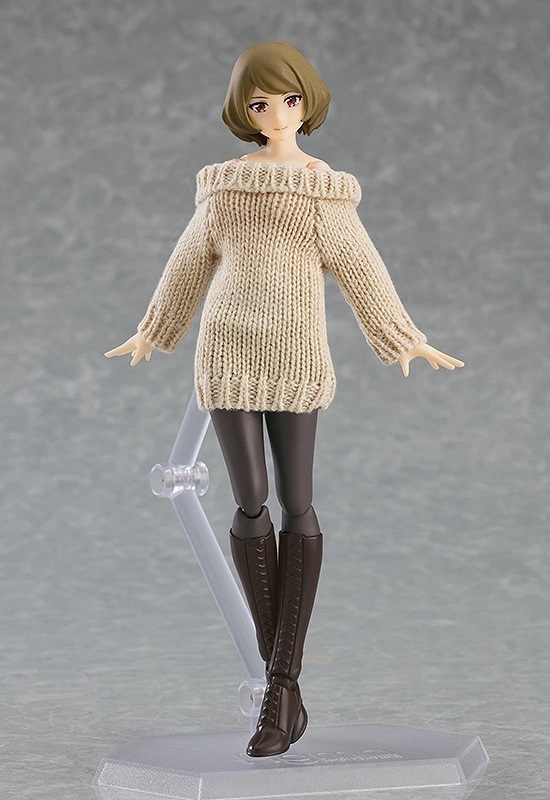 (行版) Figma 女性body (Chiaki) with 露肩毛衣連身裙