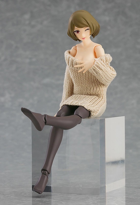(行版) Figma 女性body (Chiaki) with 露肩毛衣連身裙