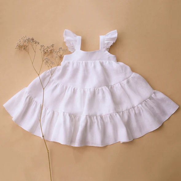 Dannie and Lilou-Boho Dress波希米亞長洋裝(Milk)