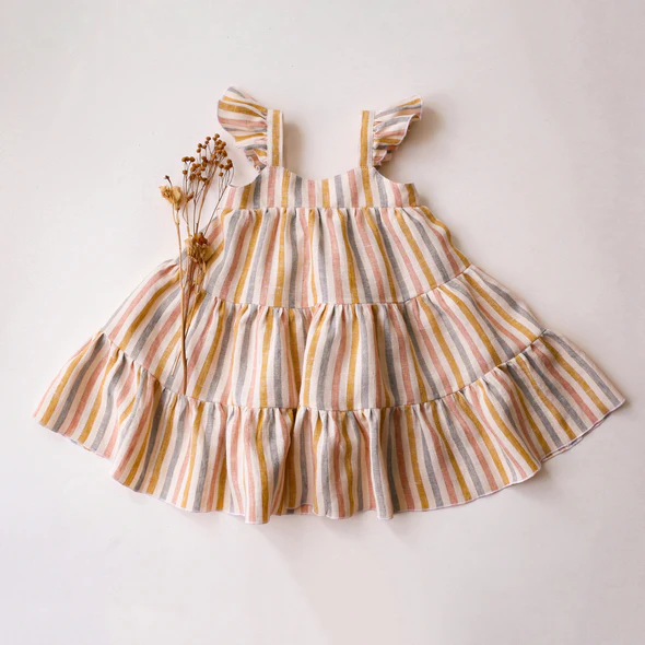 Dannie and Lilou-Boho Dress(RAINBOW)