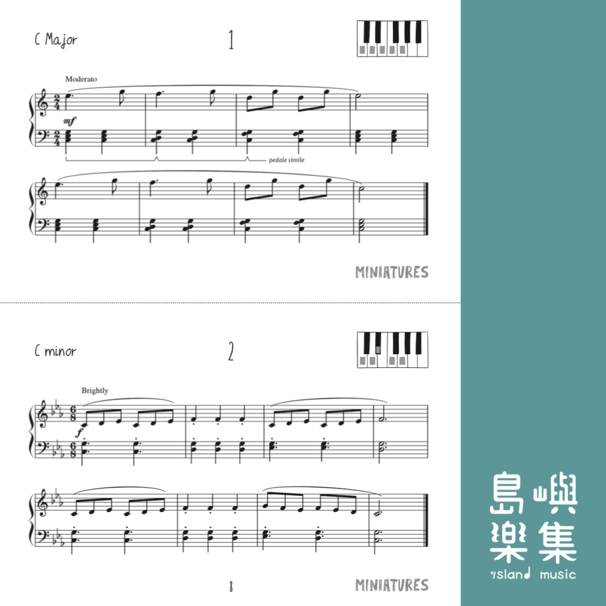 PIANO SAFARI Juan Cabeza 練習曲系列作品 - Miniatures