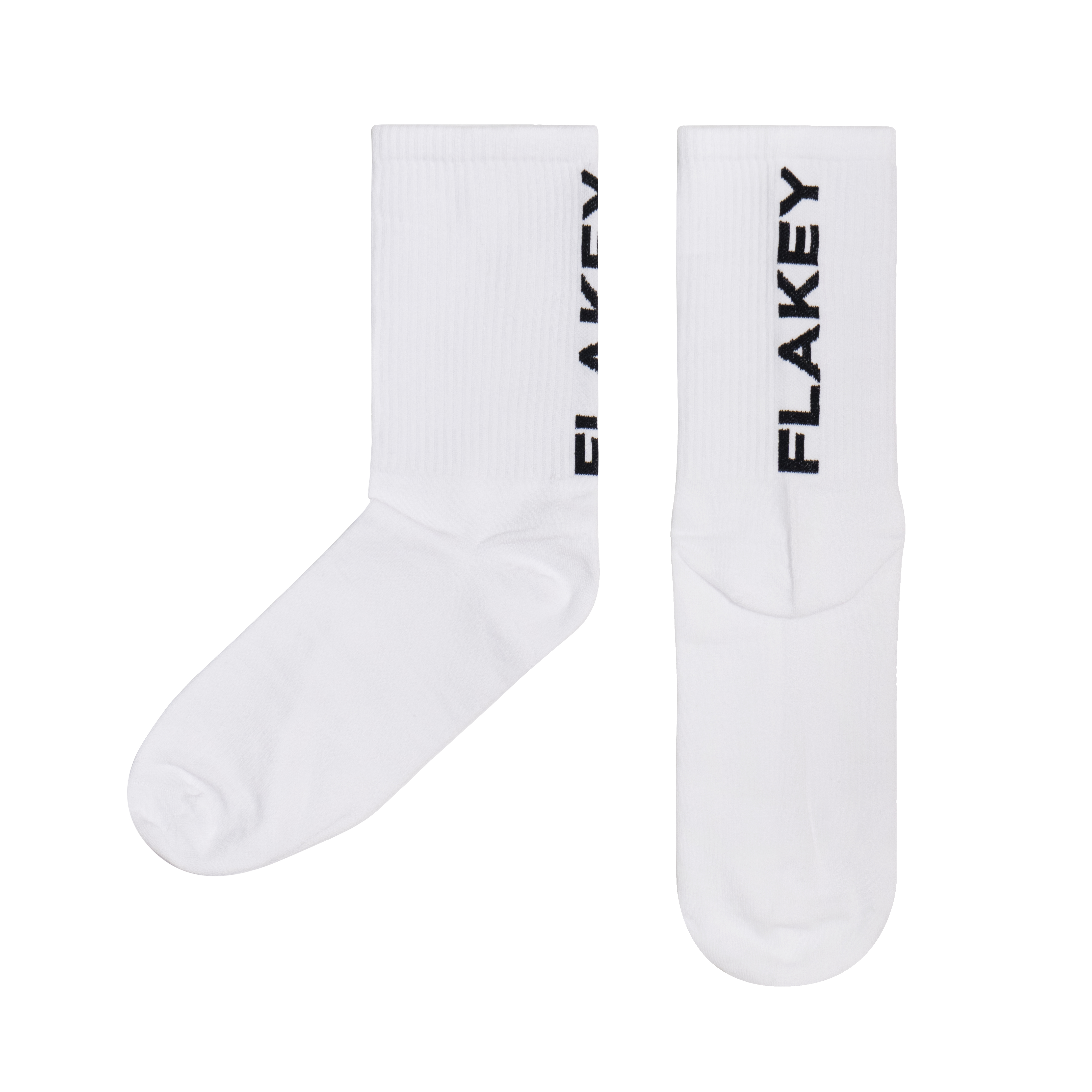 FLAKEY LOGO 鎧白襪