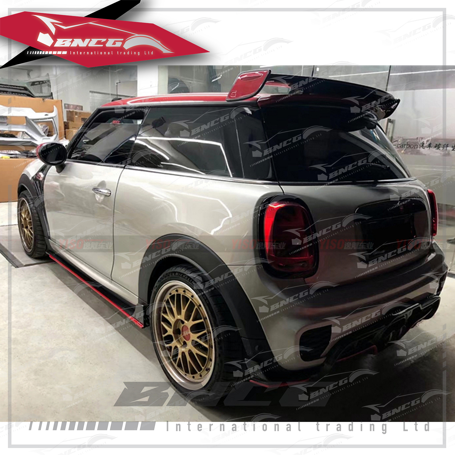 寶馬 Mini F55 F56 F57 JCW 改裝 卡夢 碳纖維 外觀件 空力套件 GIOMIC款 尾翼 擾流板