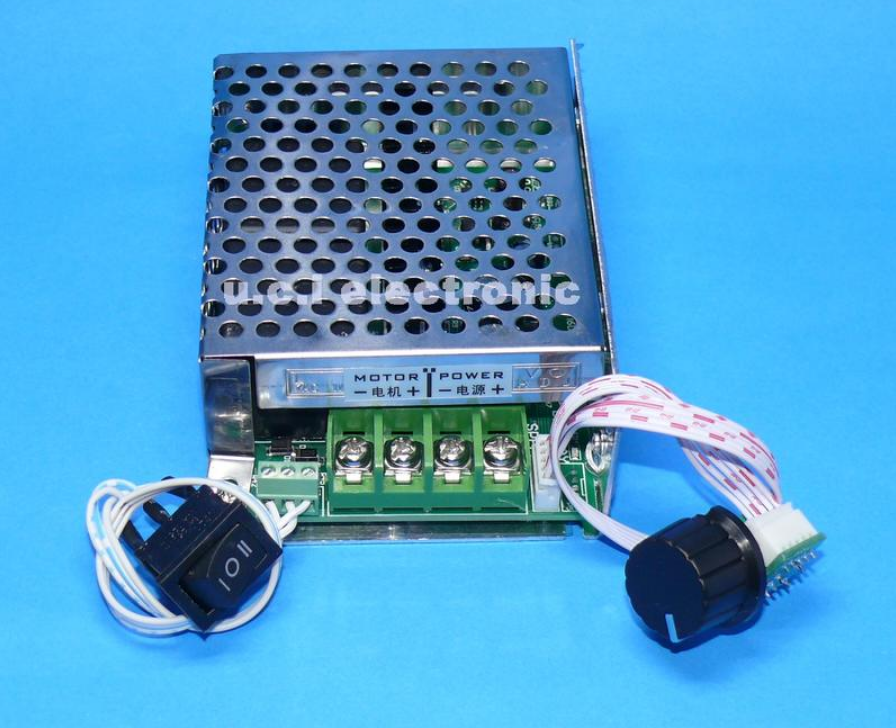 【UCI電子】(二S-9) 12V24V36V40A PWM直流有刷電機馬達調速器 調速開關 雙向倒順開關