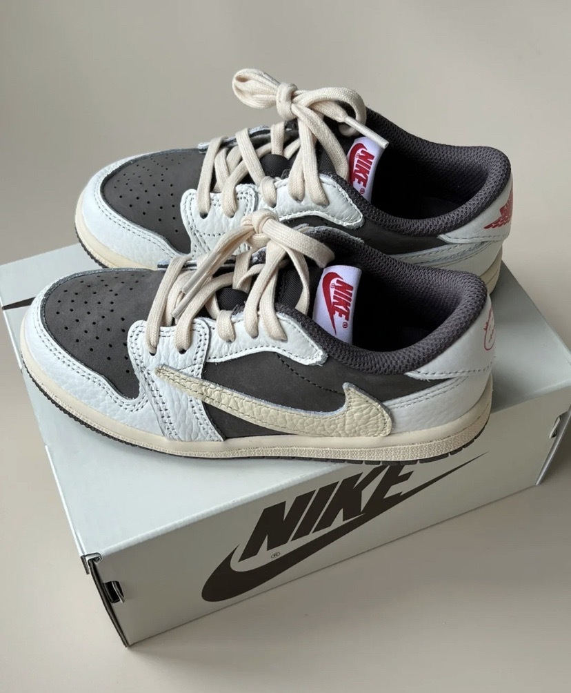 Travis Scott x Air Jordan1 Low "Reverse Mocha" 倒鉤摩卡 中小童