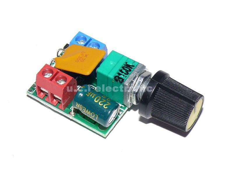 【UCI電子】(E-22) 迷你直流電機PWM調速器3V6 12 24 35V調速開關 mini LED調光器5A