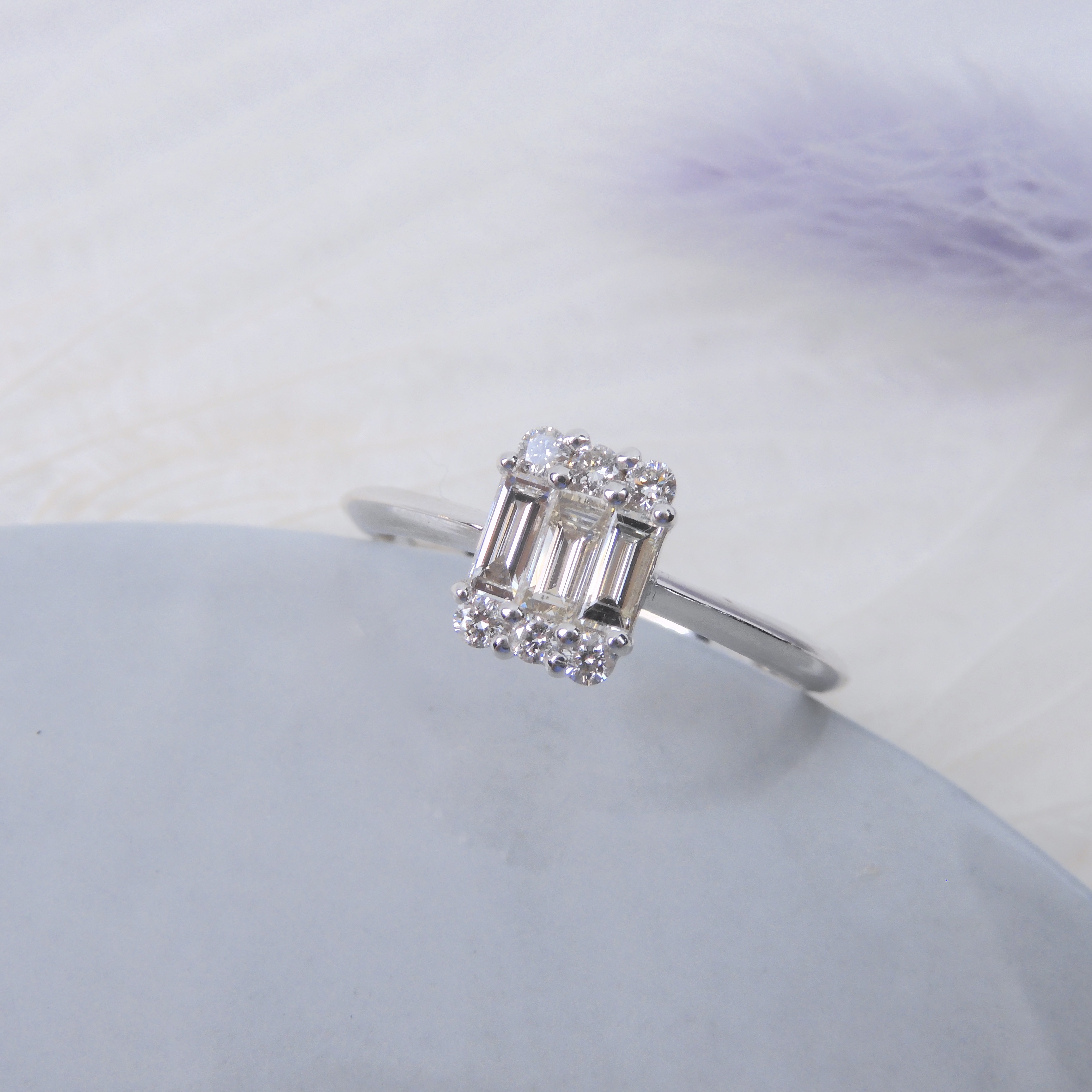 18K金 0.36ct 鑽石戒指