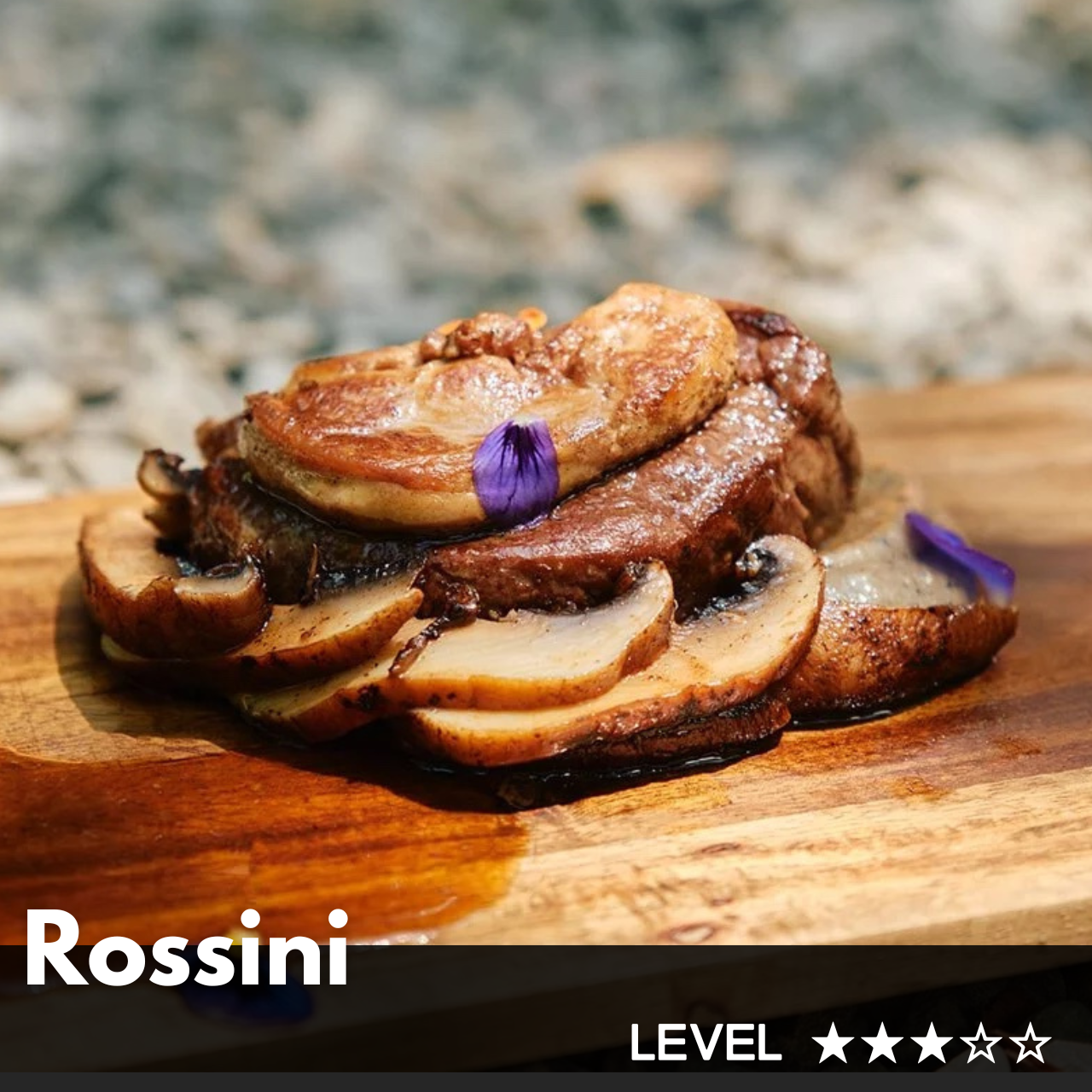 【 波特菇羅西尼牛排 】食譜食材箱