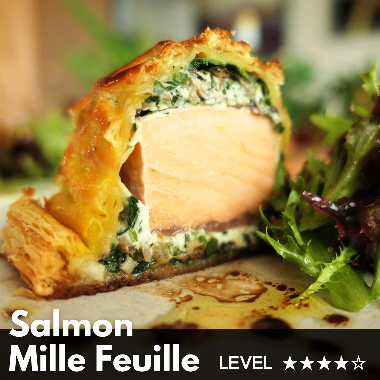 【經典千層酥皮鮭魚威靈頓】食譜食材箱