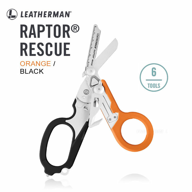 LEATHERMAN 美國 LEATHERMAN Raptor 多功能工具剪 黑橘柄 醫療剪刀 84LE832158