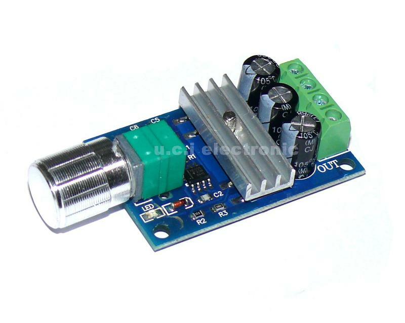 【UCI電子】(E-11)  PWM直流馬達調速器 6V 12V 24V 28V 3A調速開關 直流電機調速器 帶開關