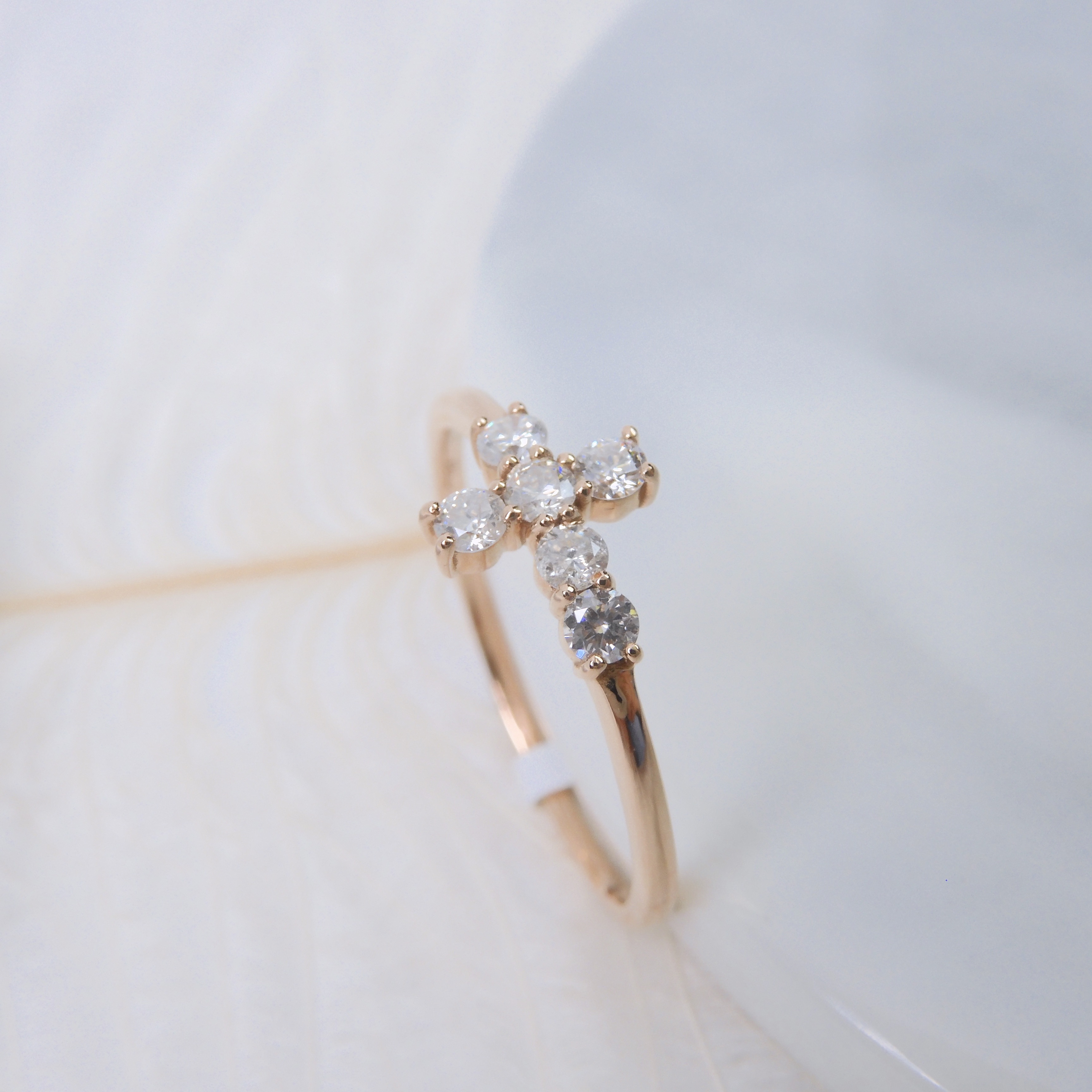 18K金 0.24ct 鑽石戒指